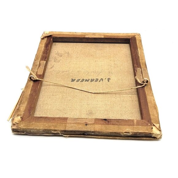 Vintage Johannes Vermeer The Artist in His Studio Paris France Chateau Estate - Picture 9 of 12